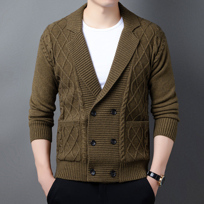 2023 Solid Color Knitted Cardigan