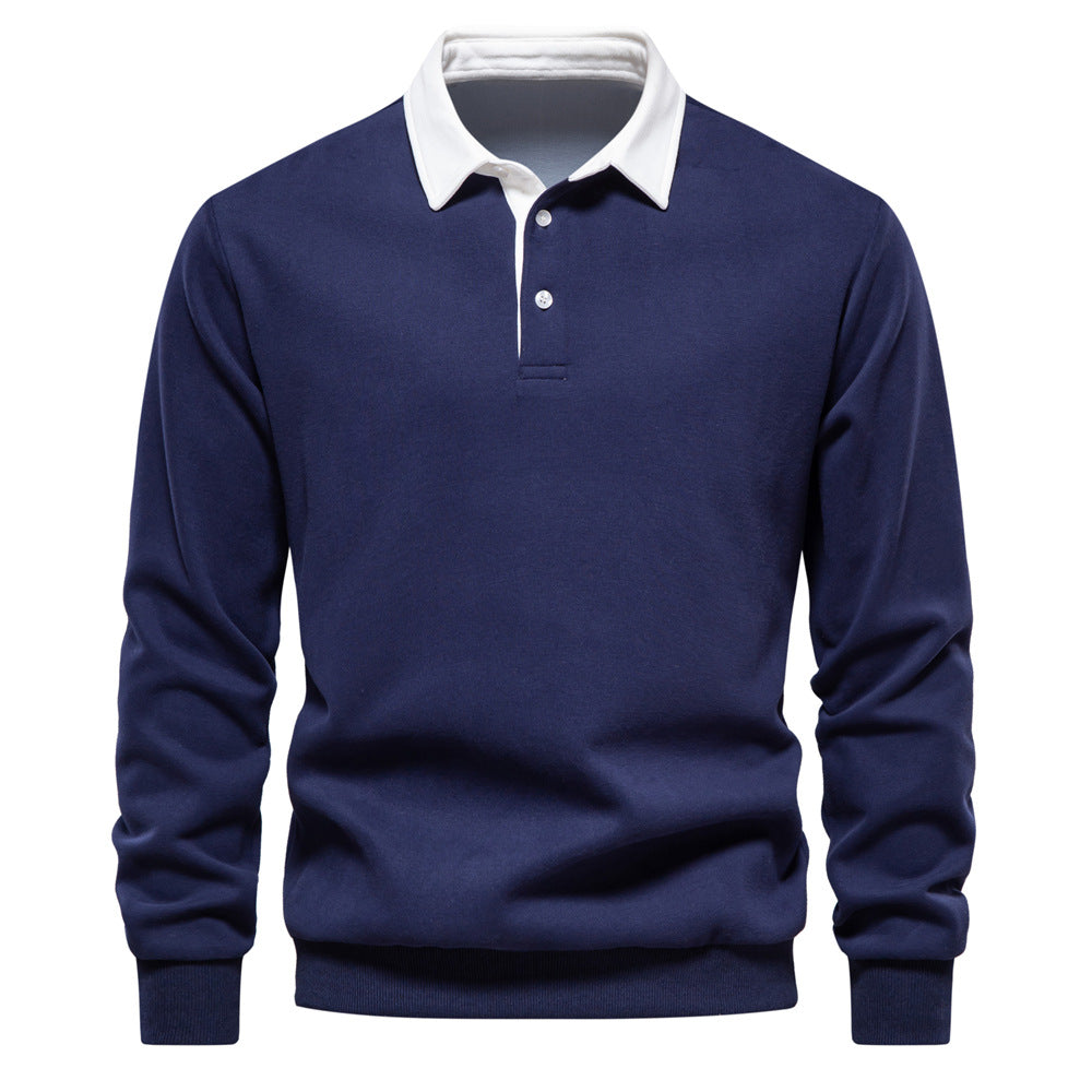 Men's Premium Casual Versatile Long Sleeve Polo Shirt