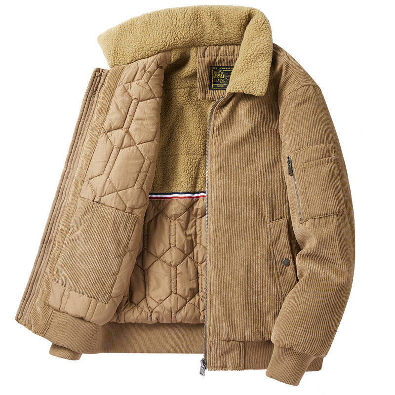 Men's Winter Corduroy Warm Cotton Jacket