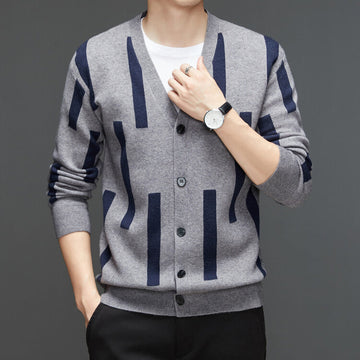 Men's New Wool Slim Casual Cardigan