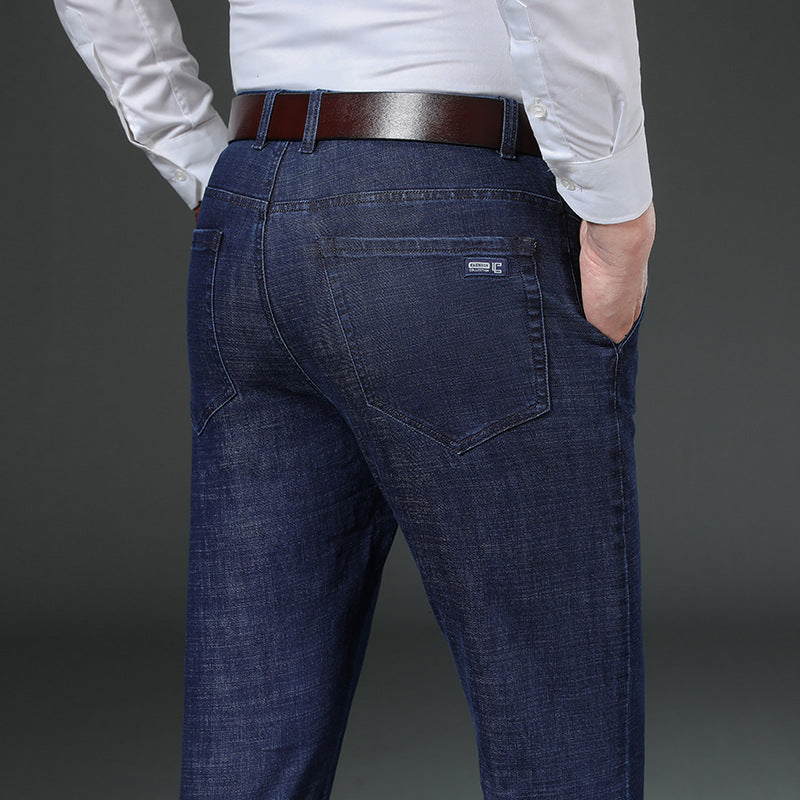 Men's Stretch Business Straight Jeans