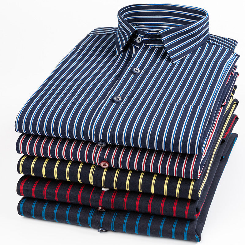 New Men's Casual Striped Shirt