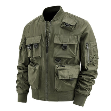 Men's Outdoor Leisure Multi-pocket Flight Jacket