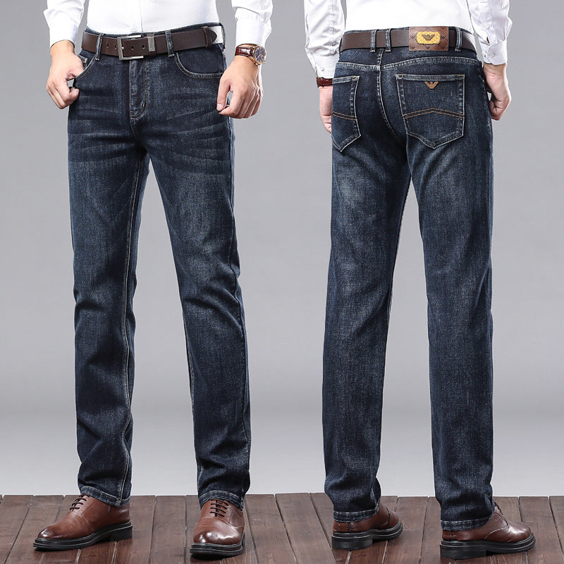 Men's High-end Business Straight Jeans