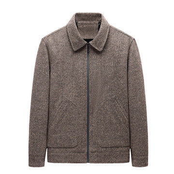 2024 Men's Woolen Fashion Soft Business Casual Jacket