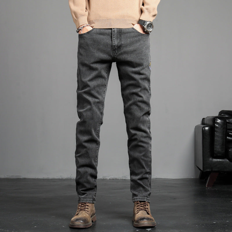 New Straight Elastic Casual All-Match Jeans