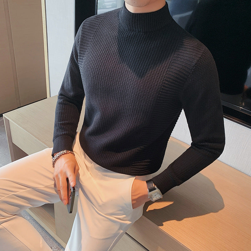 Men's Winter Thickened Slim Fit Turtleneck Sweater