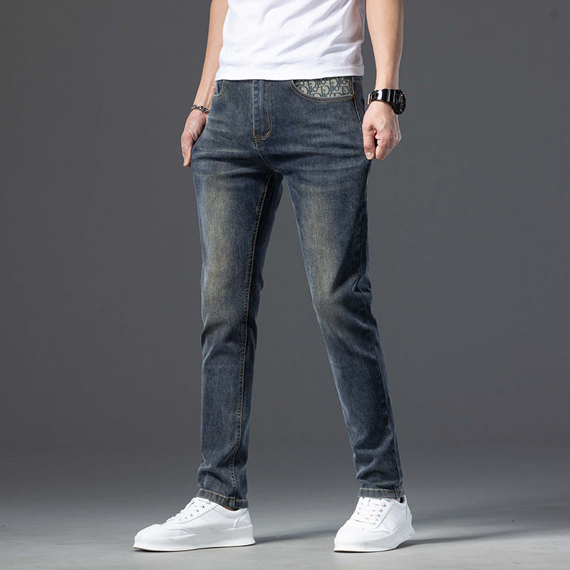 High-end stretch versatile jeans