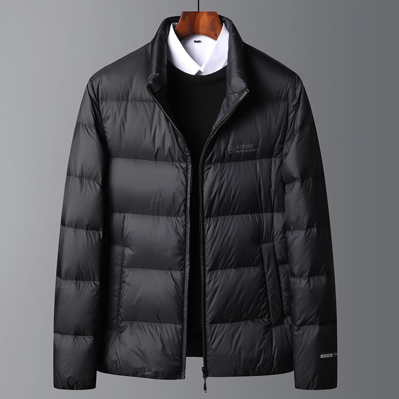 Men's New Winter Fashion Casual All-match Thick Warm Cold-proof Down Jacket