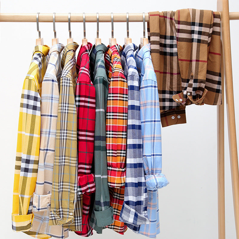 2023 Cotton Plaid Casual Shirt