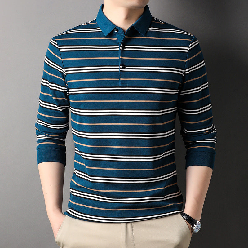 Autumn New Striped Polo