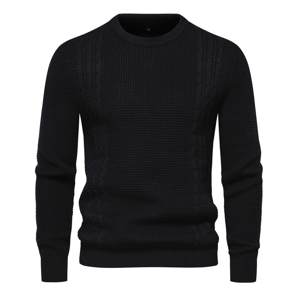 2023 New Men's Waffle Sweater