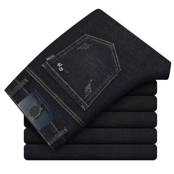 Men's Loose Straight Stretch Casual Jeans