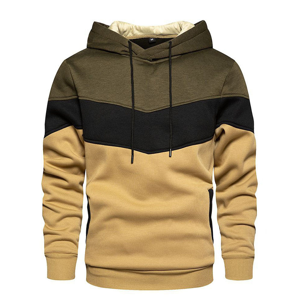 Casual Colorblock Hoodie