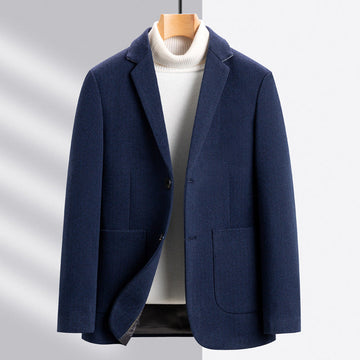 Men's High Quality Woolen Business Casual Blazer