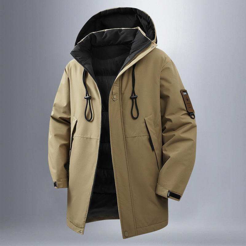 Men's New Thick Hooded Cotton Jacket