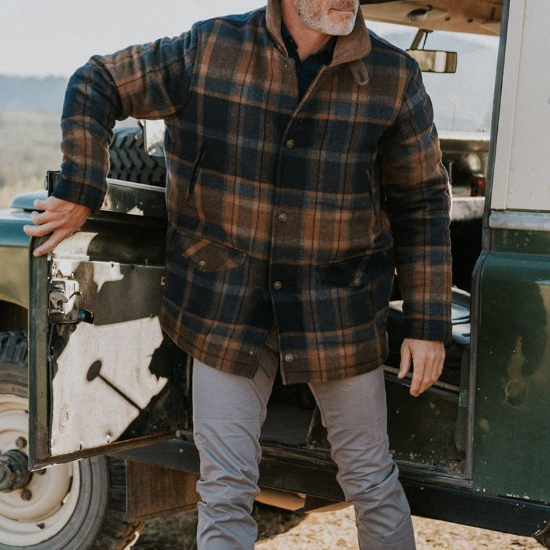 2025 Men's Plaid Comfortable Jacket