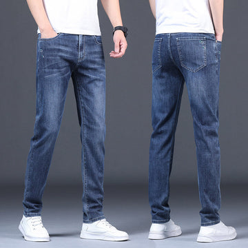 Men's Straight Leg Stretch Versatile Casual Jeans