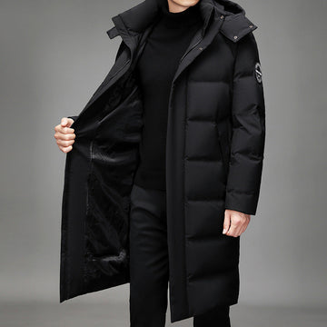 Men's Winter Long Warm Down Jacket