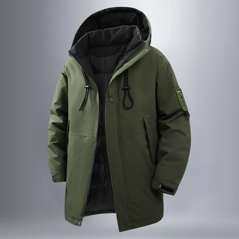 Men's New Thick Hooded Cotton Jacket