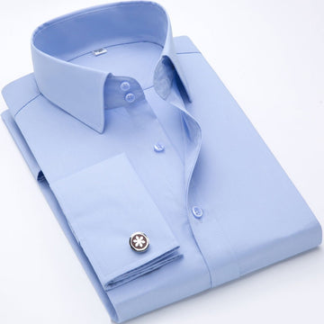 French cufflinks business shirt