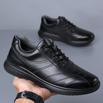 Men's New Casual and Fashionable Wear-resistant Soft-soled Soft-surface Sports Leather Shoes