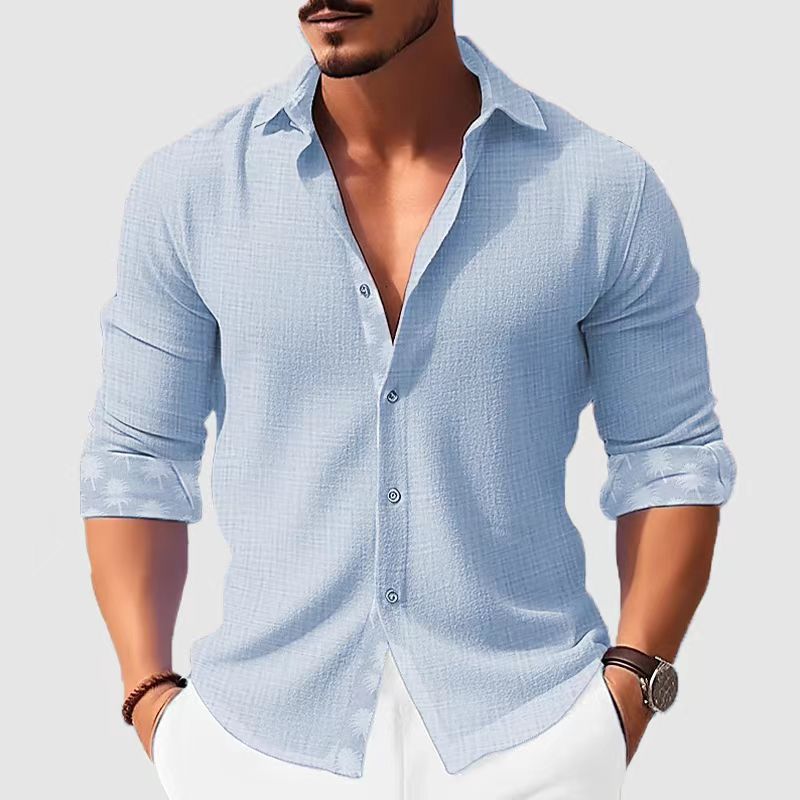 2024 Men's Beach Vacation Fashion Casual and Comfortable Shirt