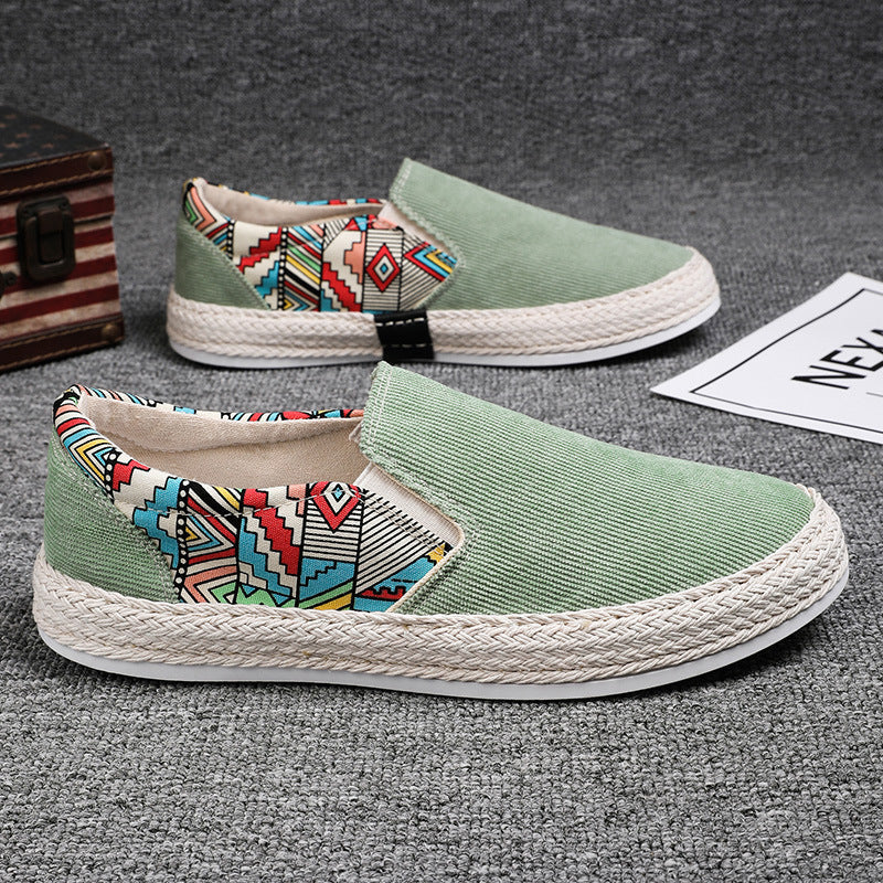 Breathable casual slip-on canvas board