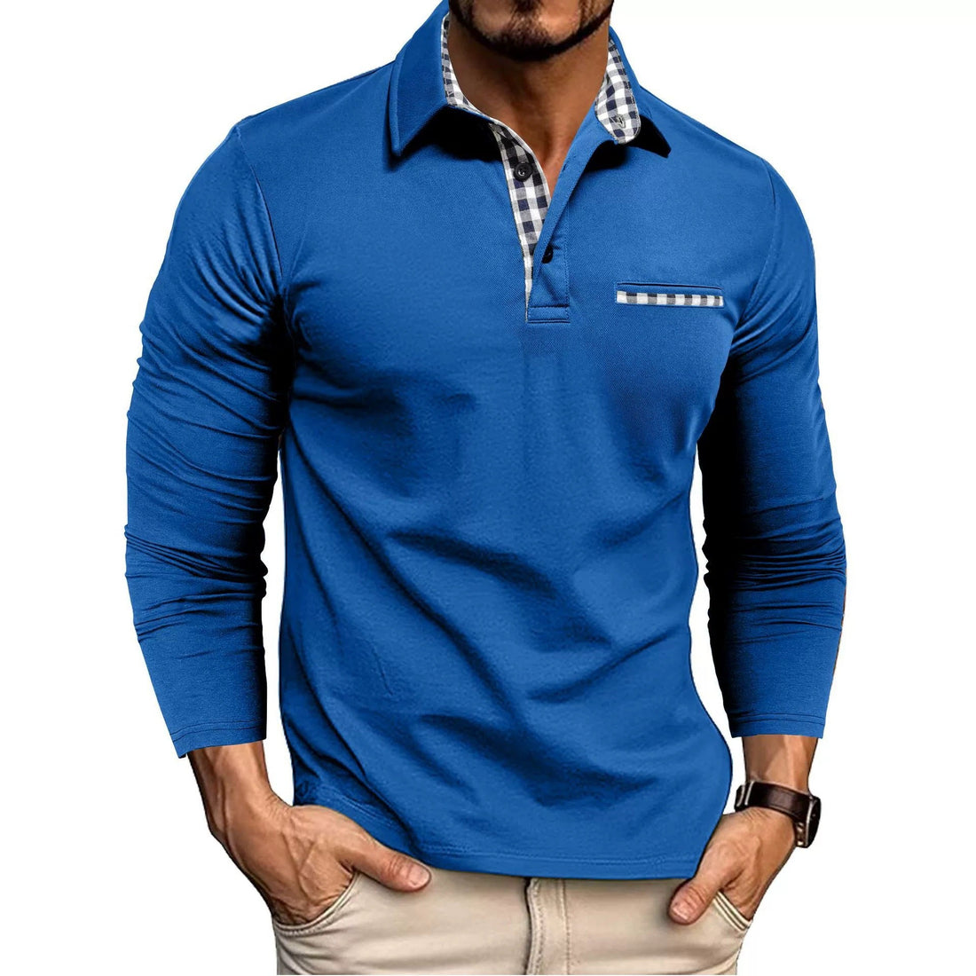 New Men's Cotton Polo Shirt