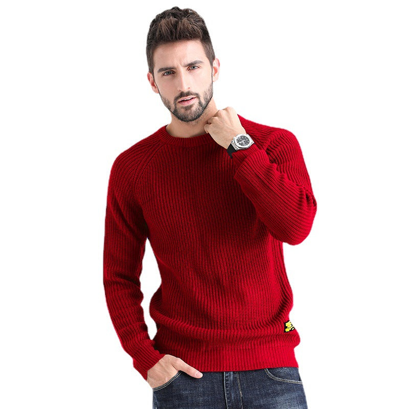 New Round Neck Fashionable Bottoming Sweater