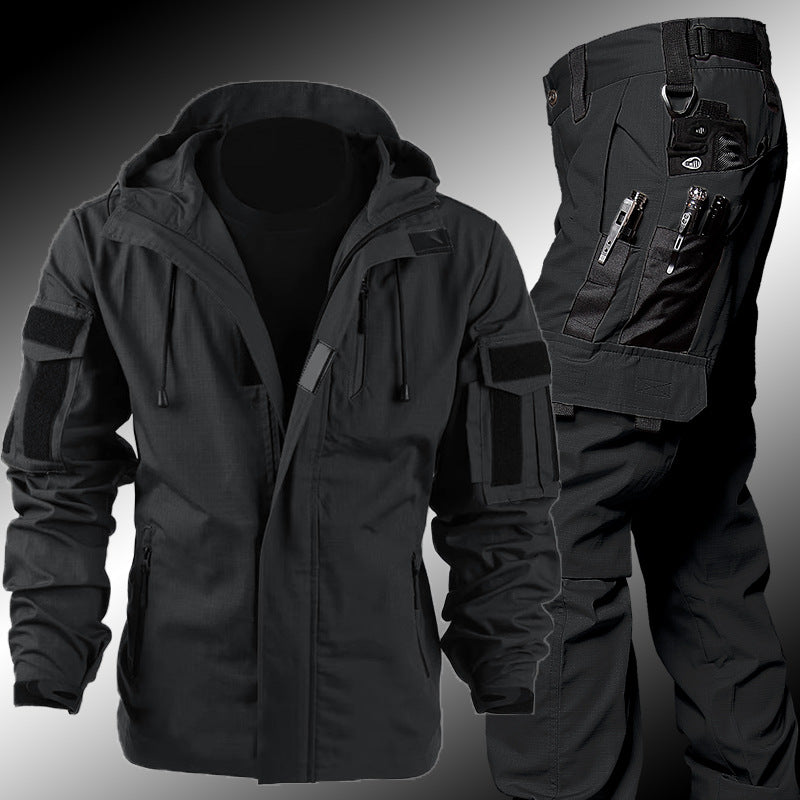 Windproof and waterproof hooded jacket