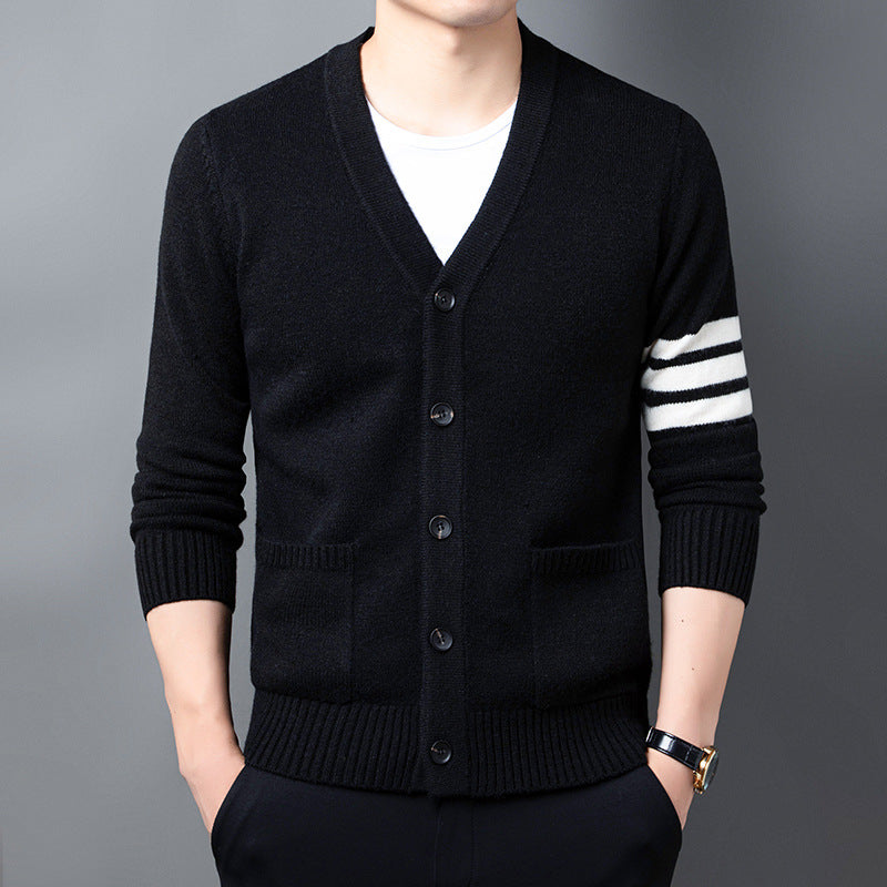 2023 New Style Pocket Knitted Cardigan