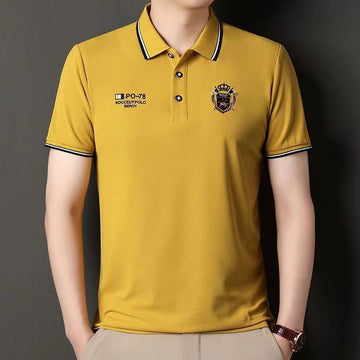 Hot sale fashionable cotton embroidered POLO shirt