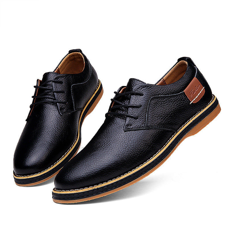 2023 Men's Large Size Fashionable Business Casual Leather Shoes