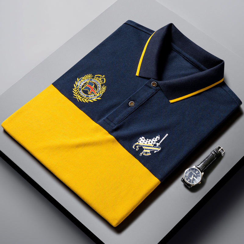 100% Cotton New Fashion Embroidered Polo Shirt