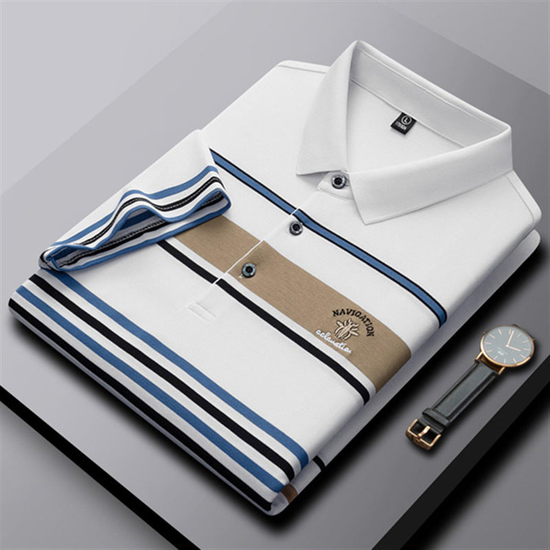 Popular long-staple cotton business polo shirt