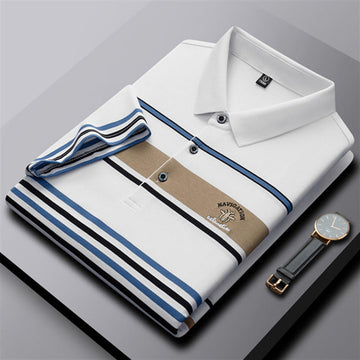 Popular long-staple cotton business polo shirt