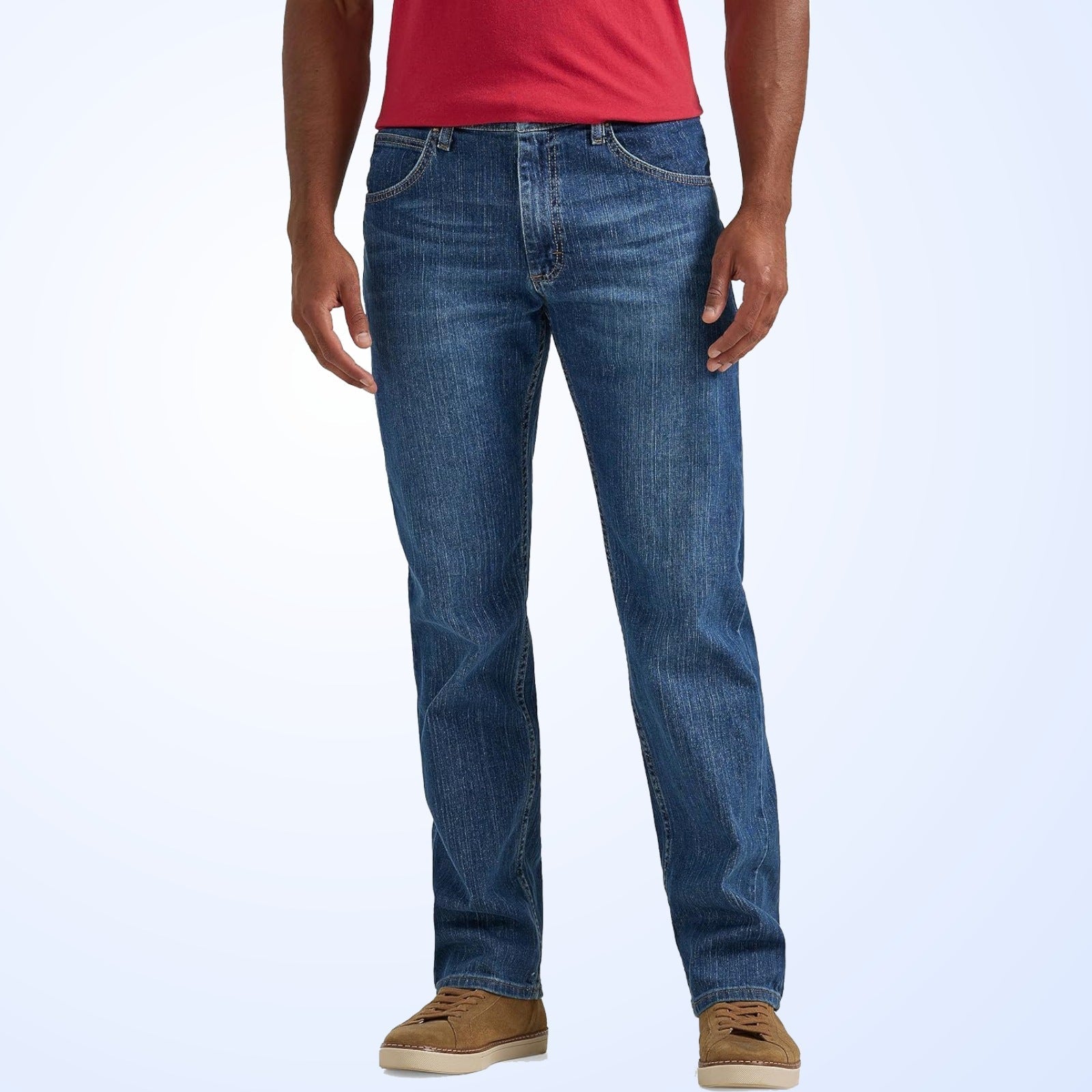 Men's Straight Stretch Soft Versatile Loose Casual Jeans