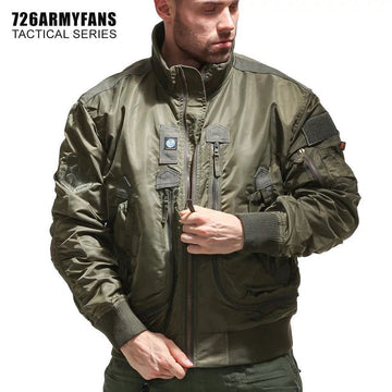 men's tactical stand collar jacket