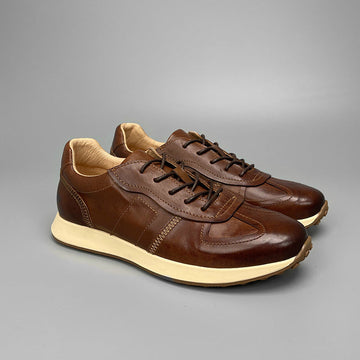 Men's Retro High-end Casual Sports Leather Shoes