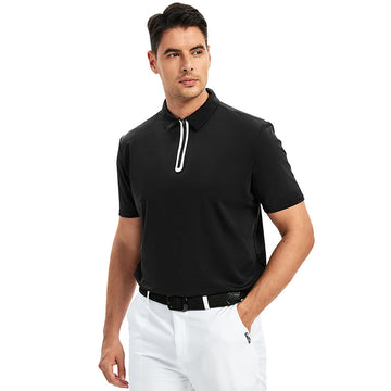 Men's Zipper Sports Polo