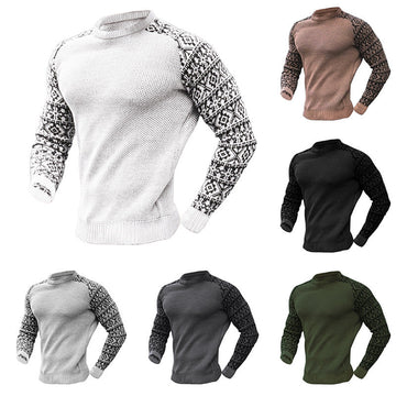 Men's Colorblock Knitted Sweater