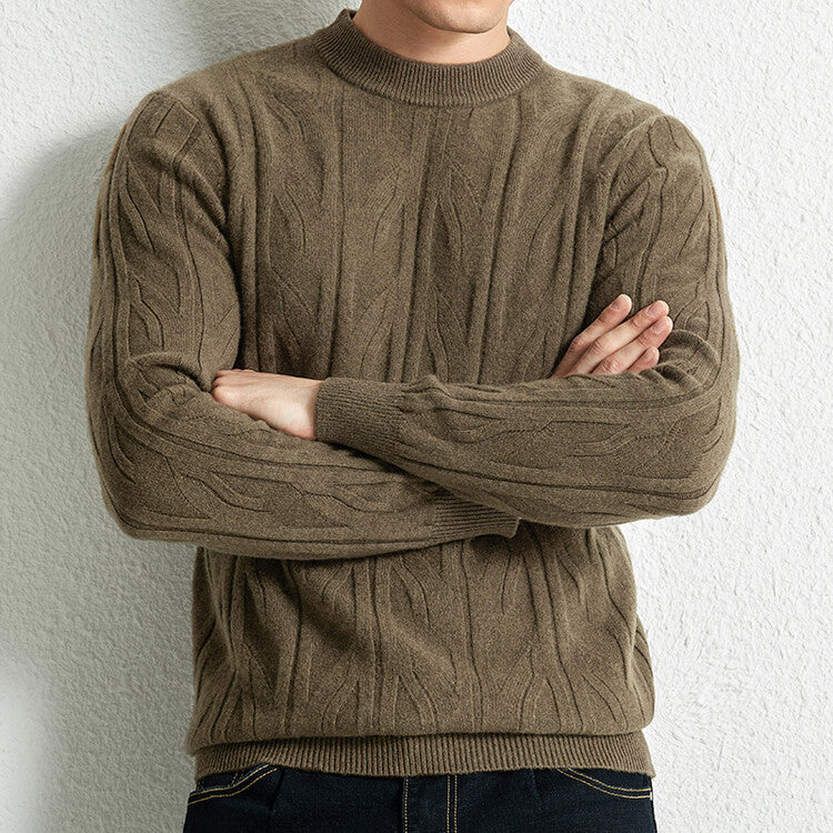 100% Wool Turtleneck Sweater