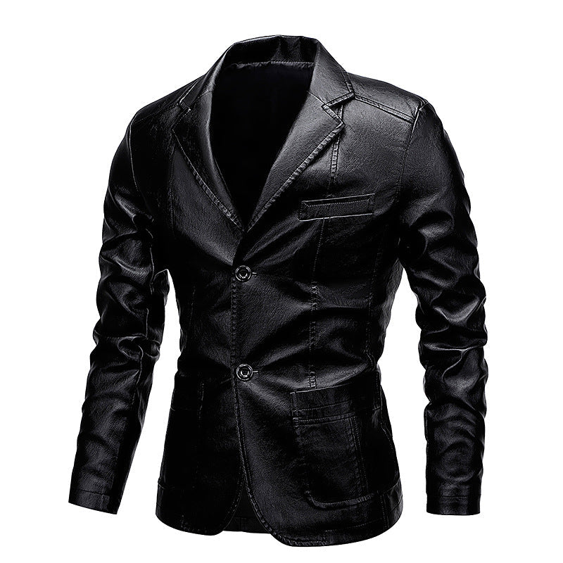 Men's 2022 Winter New Versatile Leather Jackets