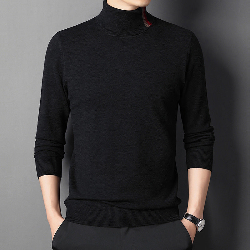 Men's Turtleneck Simple Warm Slim Slim Fashion Sweater