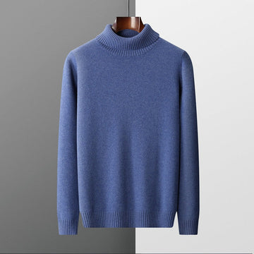 Men's 100% Pure Wool Turtleneck Sweater