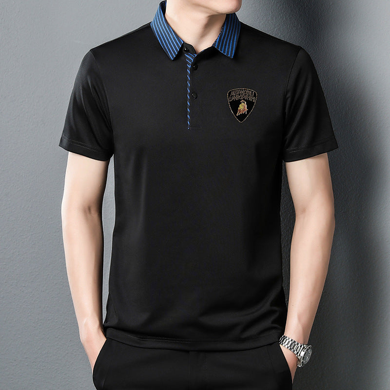 Casual Men's Solid Color POLO Shirt