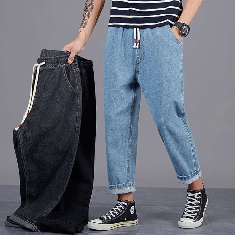 Men's Loose Plus Size Casual Straight Jeans