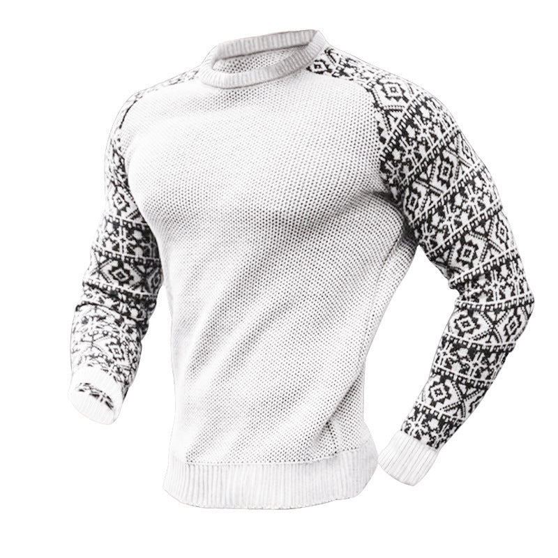 Men's Colorblock Knitted Sweater