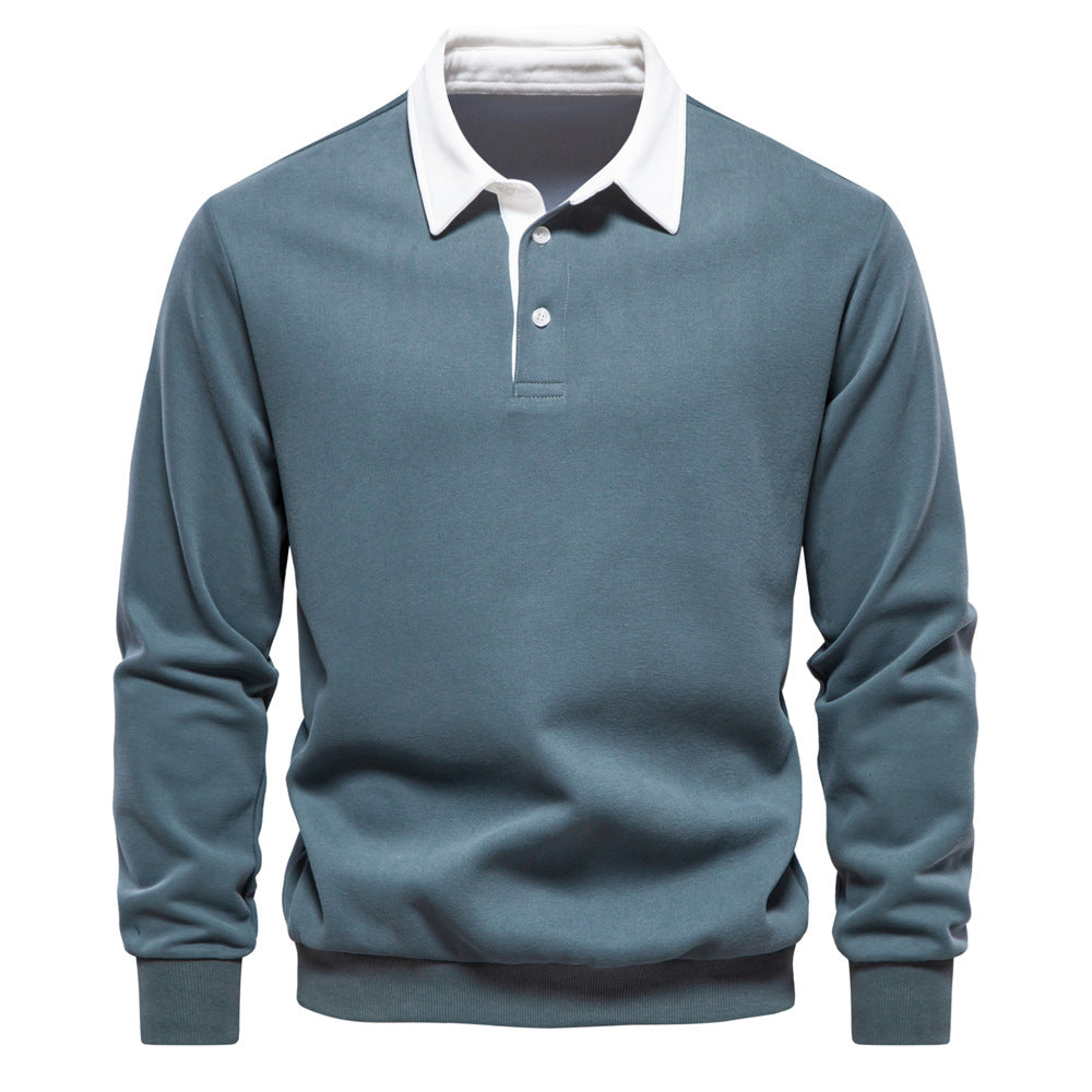 Men's Premium Casual Versatile Long Sleeve Polo Shirt